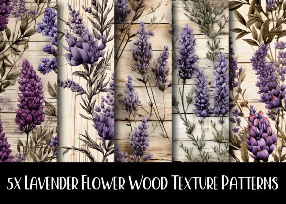 Blending Nature and Craft: The Rise of Lavender Flower Wood Texture Patterns in Modern Design