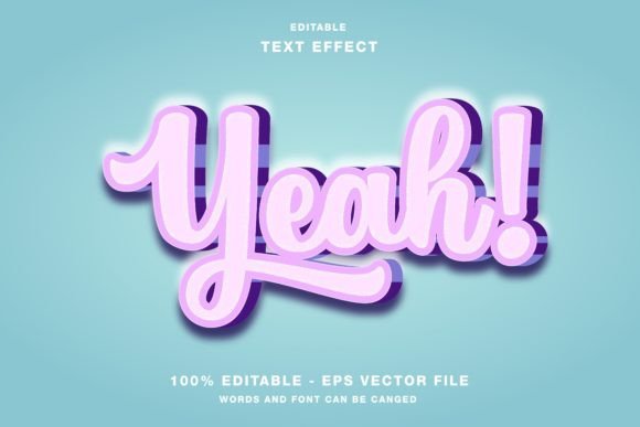 Evaluating the Yes 3D Text Effect Template for Digital and Print Design