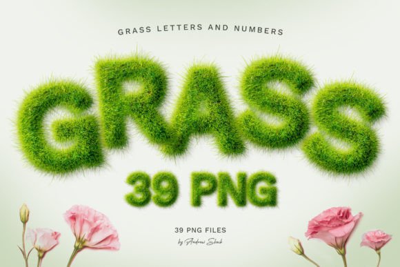 Grass Letters: Elevating Visual Design with Hi-Res 3D Nature Typography