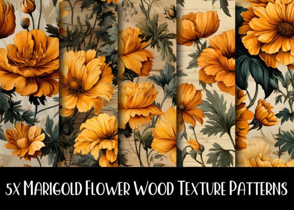 Integrating Marigold Flower Wood Texture Patterns into Your Creative Workflow