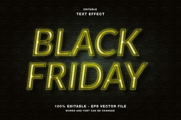 Mastering Visual Impact with the Black Friday Editable Text Effect