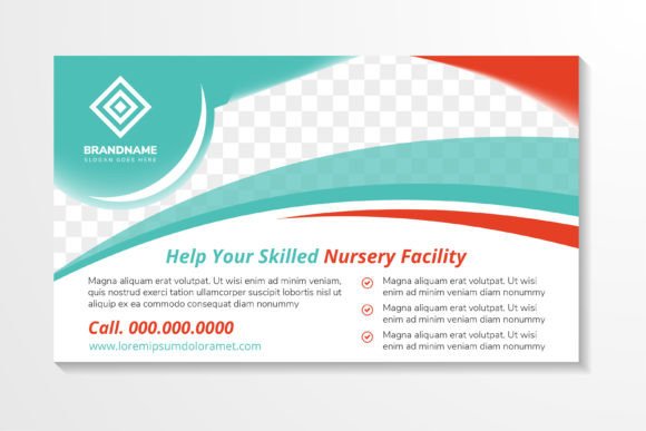 Nursery Facility Horizontal Banner: A Strategic Design Resource for Early Education Branding