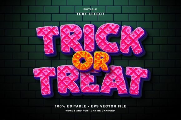 Strategic Visual Communication: Leveraging the Trick or Treat Editable Text Effect for Seasonal Impact