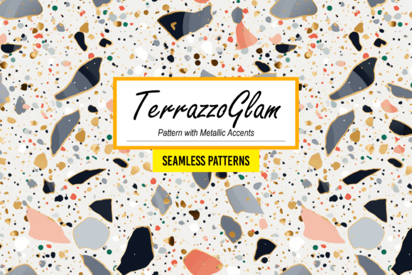 TerrazzoGlam: Elevating Design with Metallic Accents