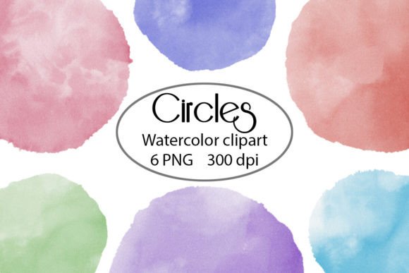 Unlocking Creativity with Watercolor Circles Clipart and Blobs PNG