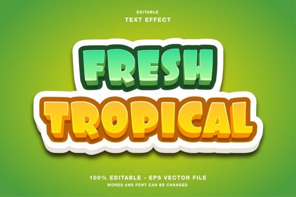 Unlocking Visual Impact: A Guide to the Fresh Tropical Cartoon Game Title Text Effect